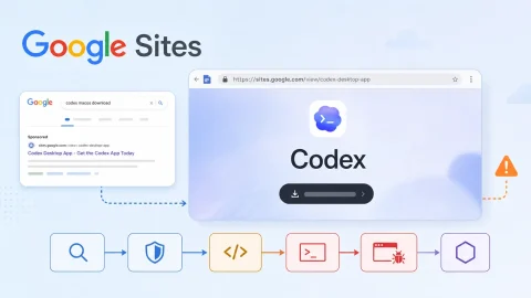 Nguy hiểm: Tin tặc lợi dụng Google Sites lừa tải mã độc