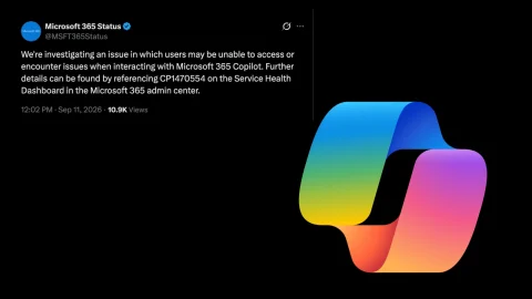 Microsoft 365 Copilot Gặp Sự Cố Nghiêm Trọng, Ảnh Hưởng Người Dùng