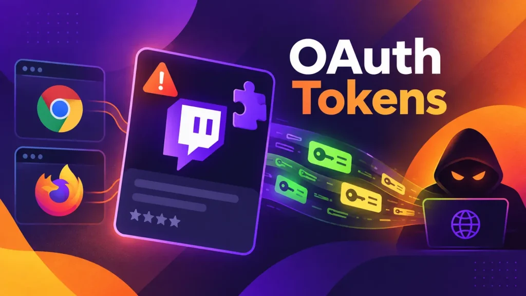 Nguy Hiểm Khủng Khiếp: Chiếm Quyền Điều Khiển Tài Khoản Twitch Qua Tiện Ích Độc