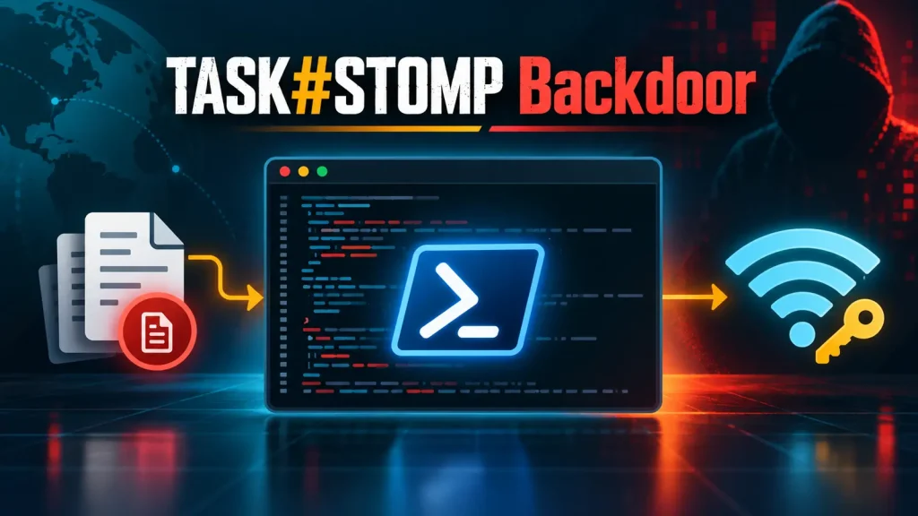 TASK#STOMP: Backdoor Nguy Hiểm, Tiềm Ẩn Rủi Ro Bảo Mật Cao
